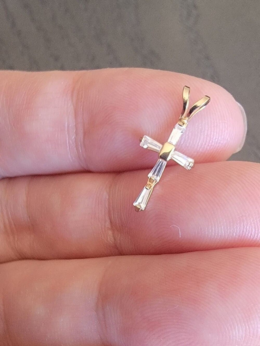 14k Gold Cross Pendant